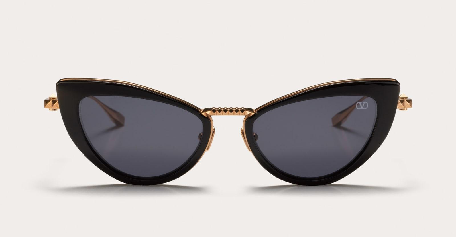 valentino eyewear viii - rose gold / black sunglasses