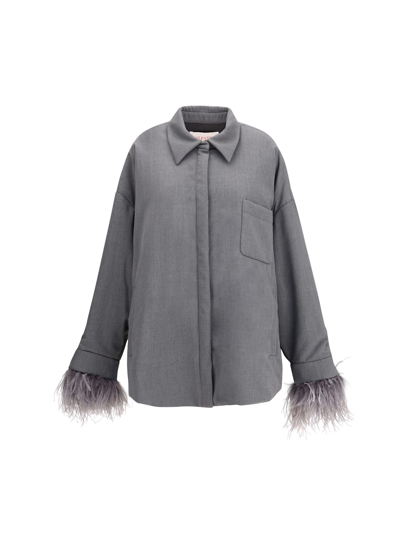 valentino feather jacket