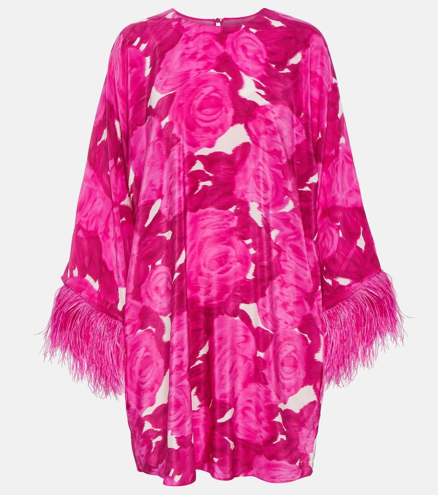 valentino floral feather