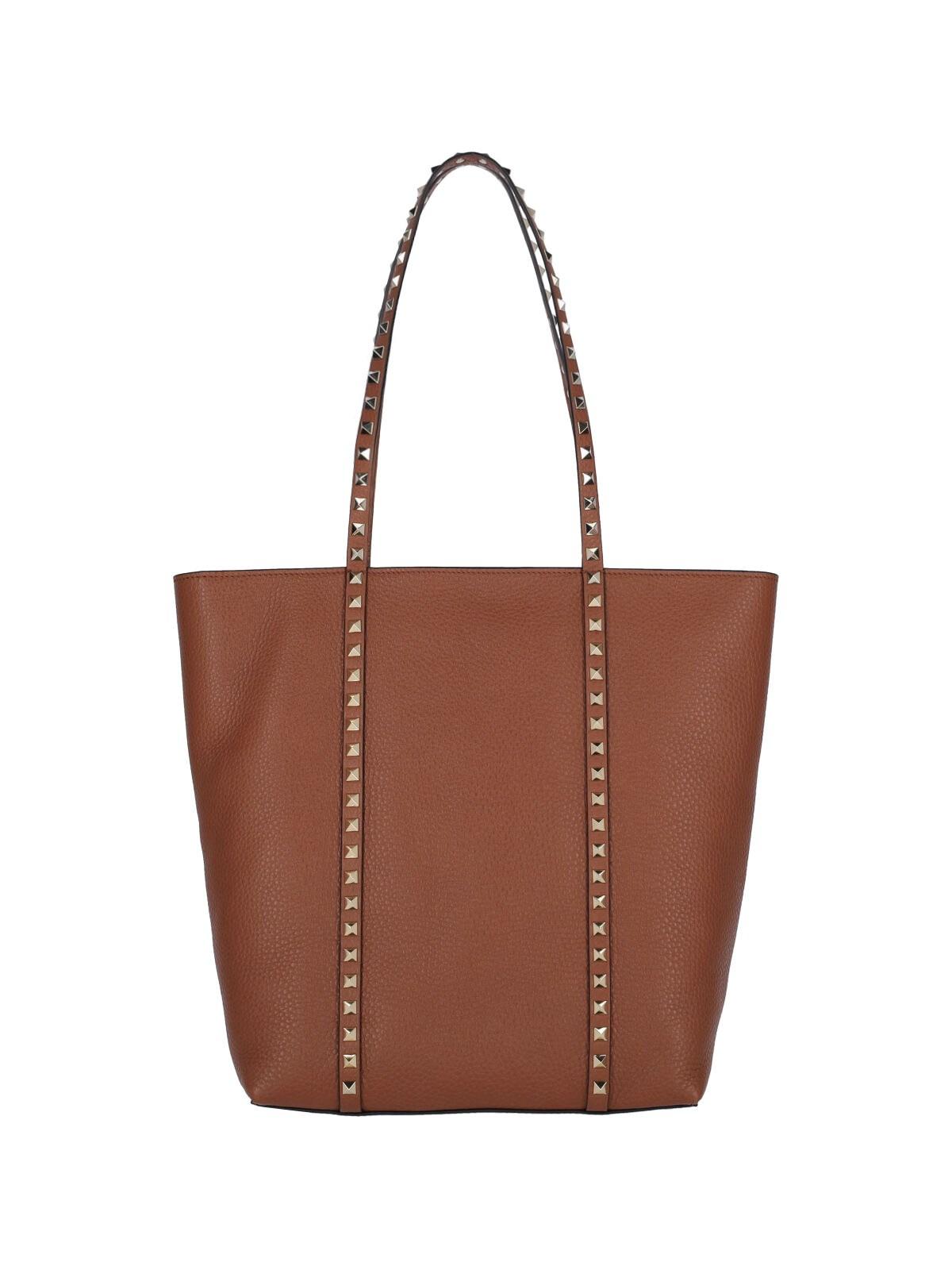 valentino garavani 'rockstud' tote bag