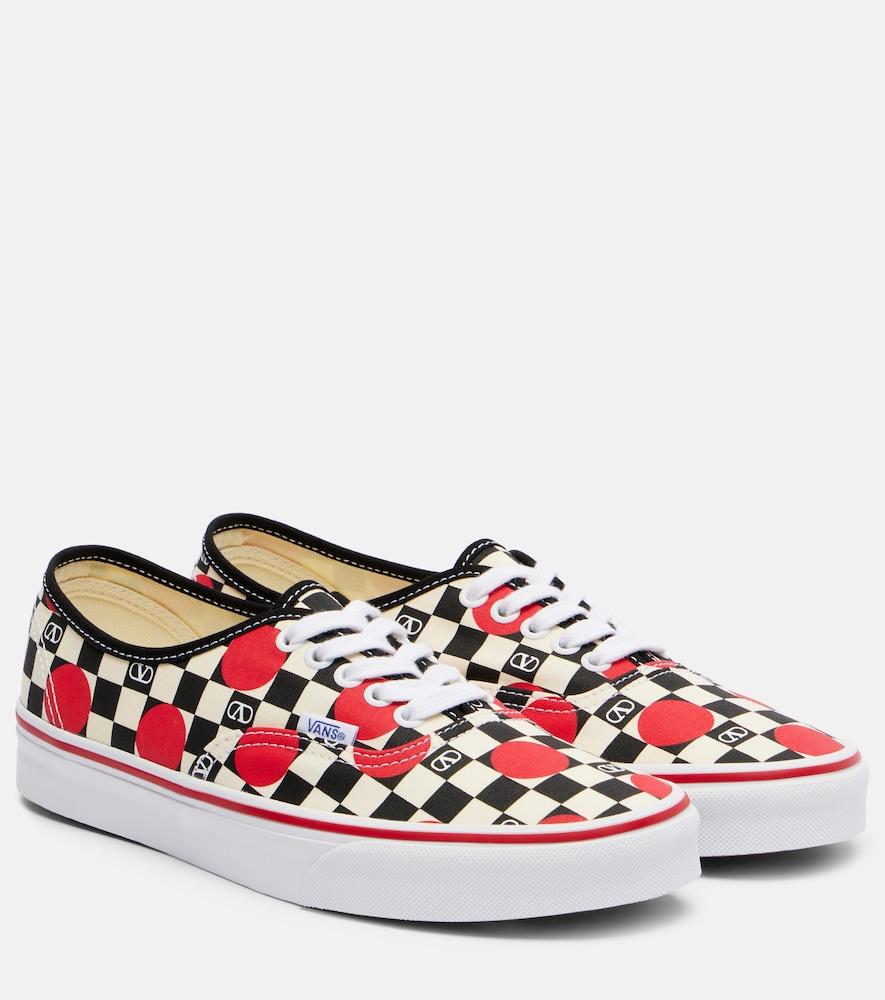 valentino garavani and vans vlogo canvas sneakers