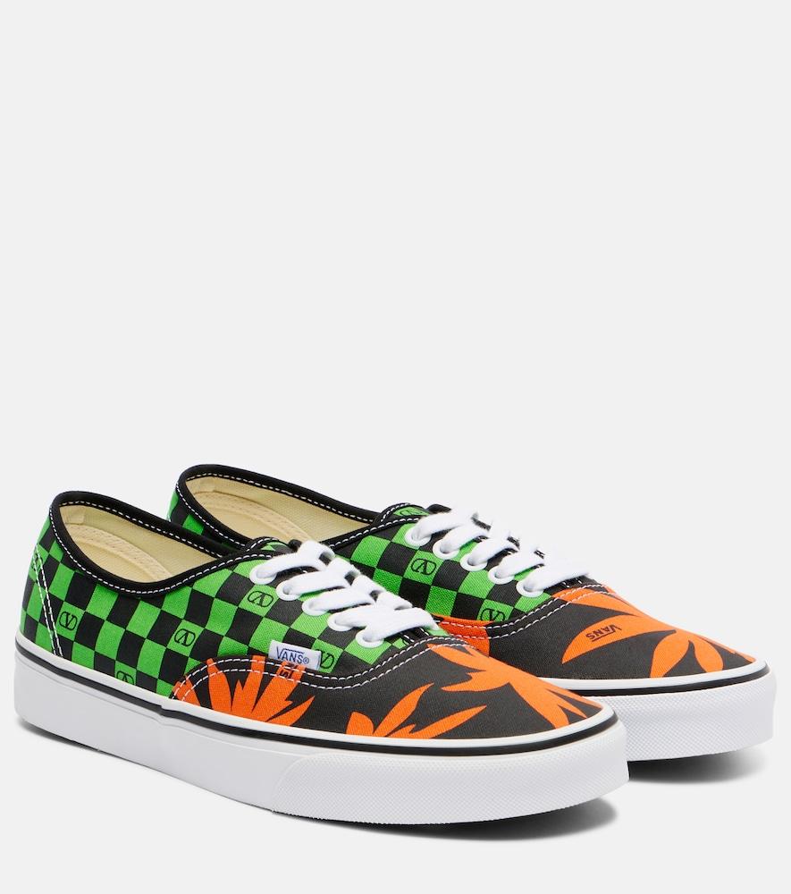valentino garavani and vans vlogo printed sneakers
