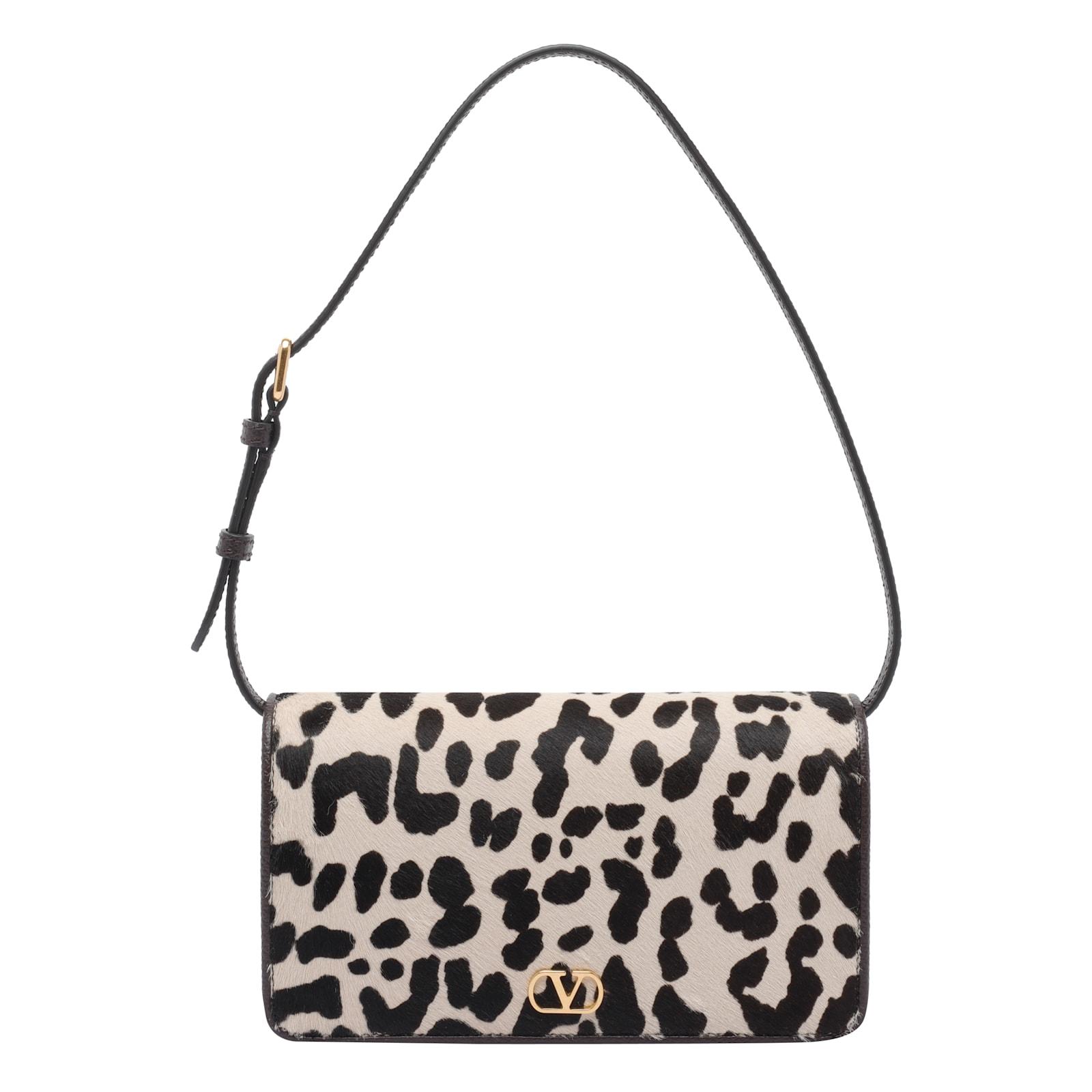valentino garavani animalier shoulder bag