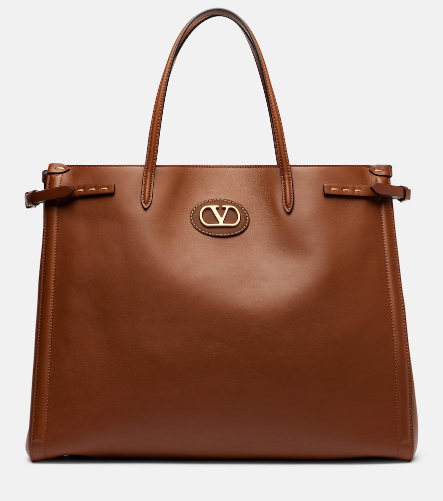 valentino garavani antibes large leather tote bag