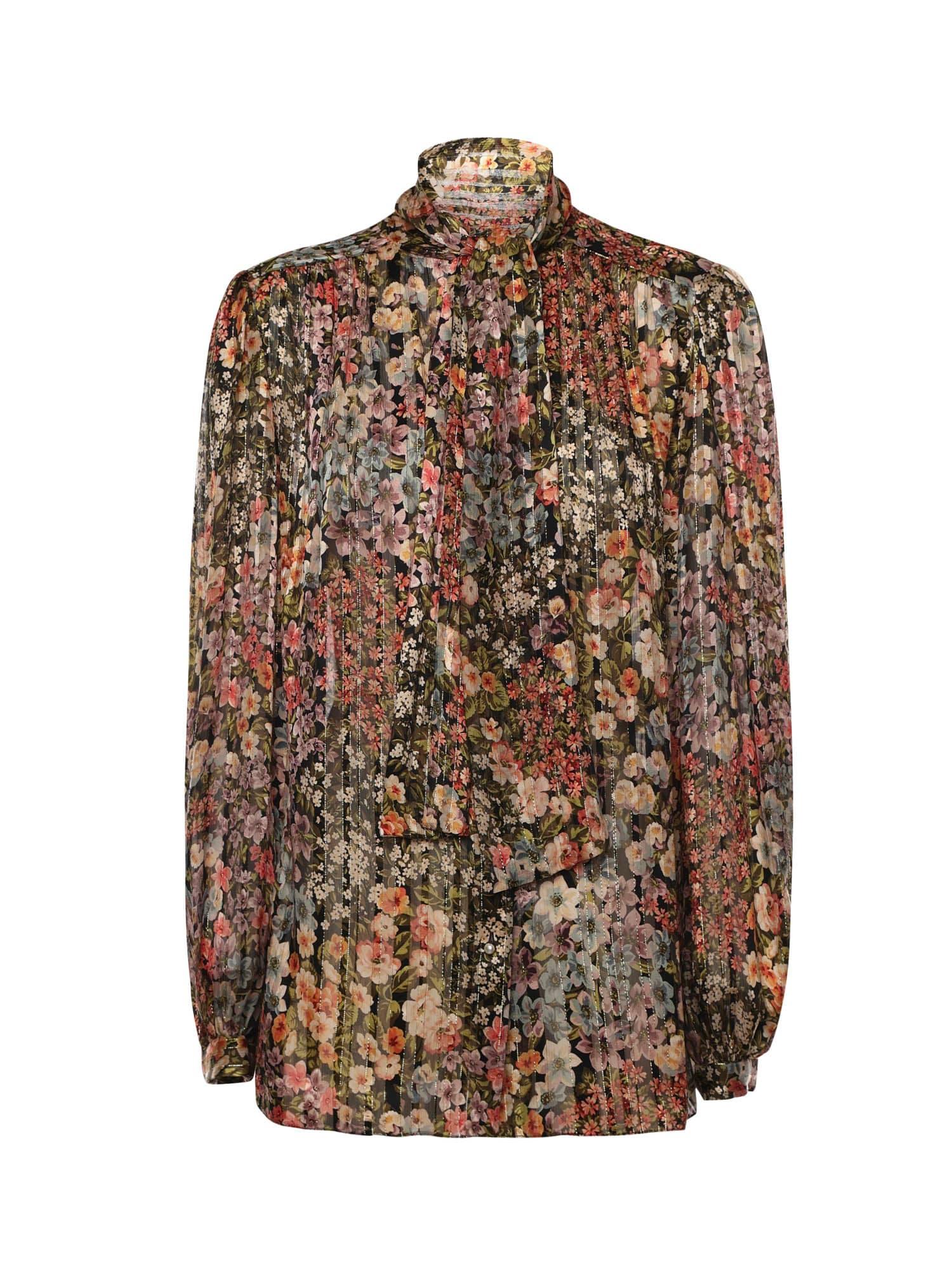 valentino garavani après lhiver silk blouse