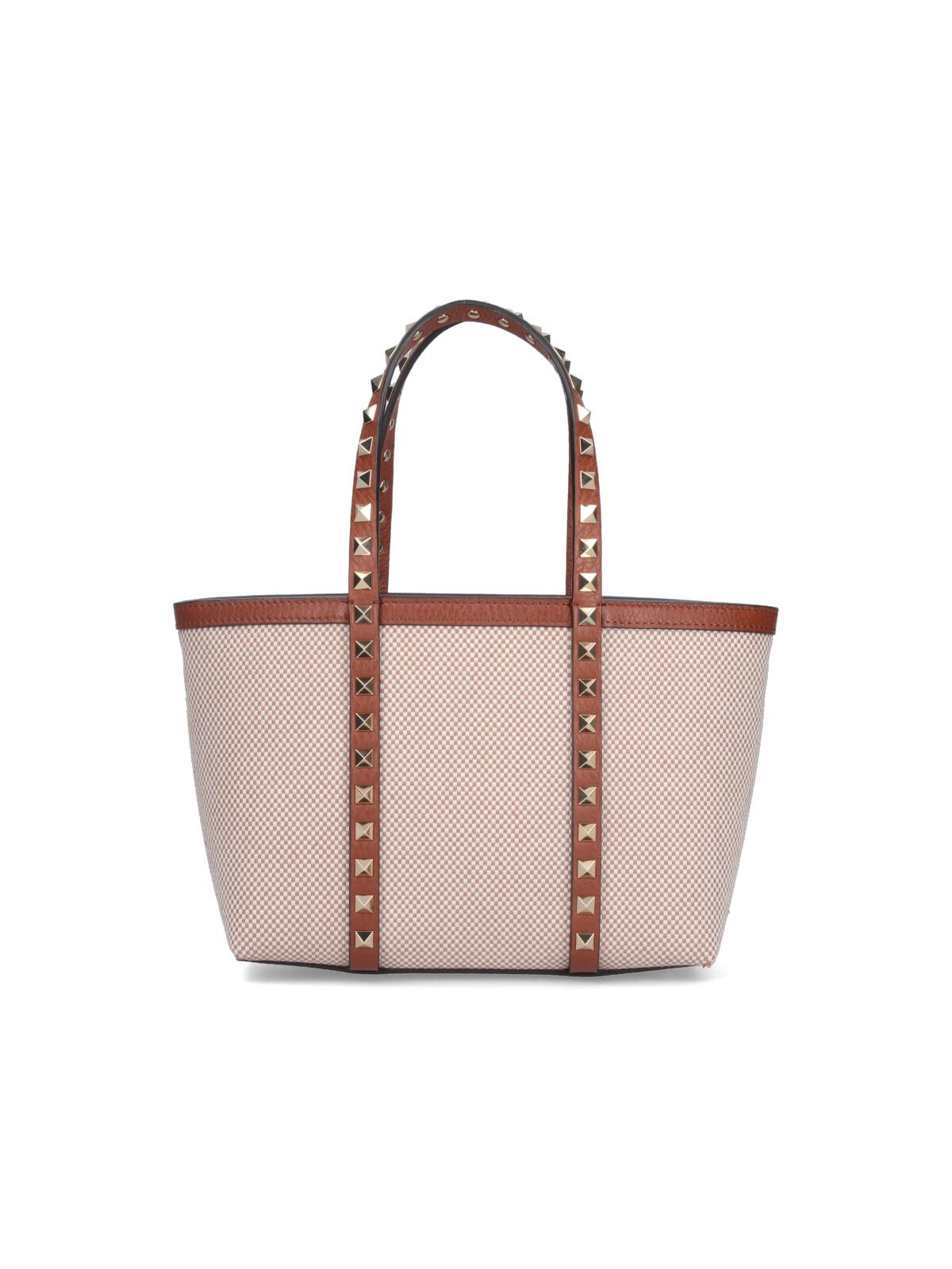 valentino garavani bags beige cotton - women