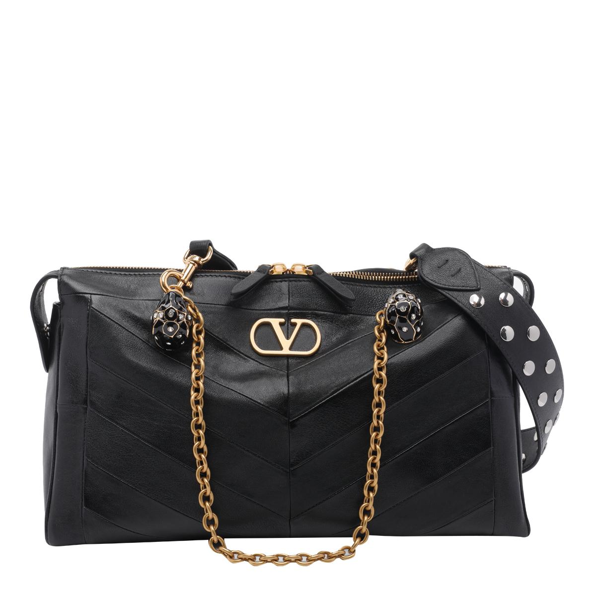 valentino garavani bags black calf leather - women