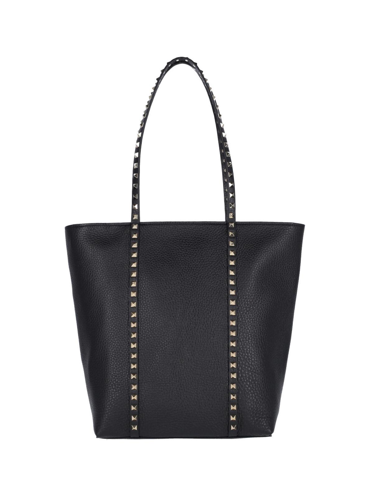 valentino garavani bags black calf leather - women
