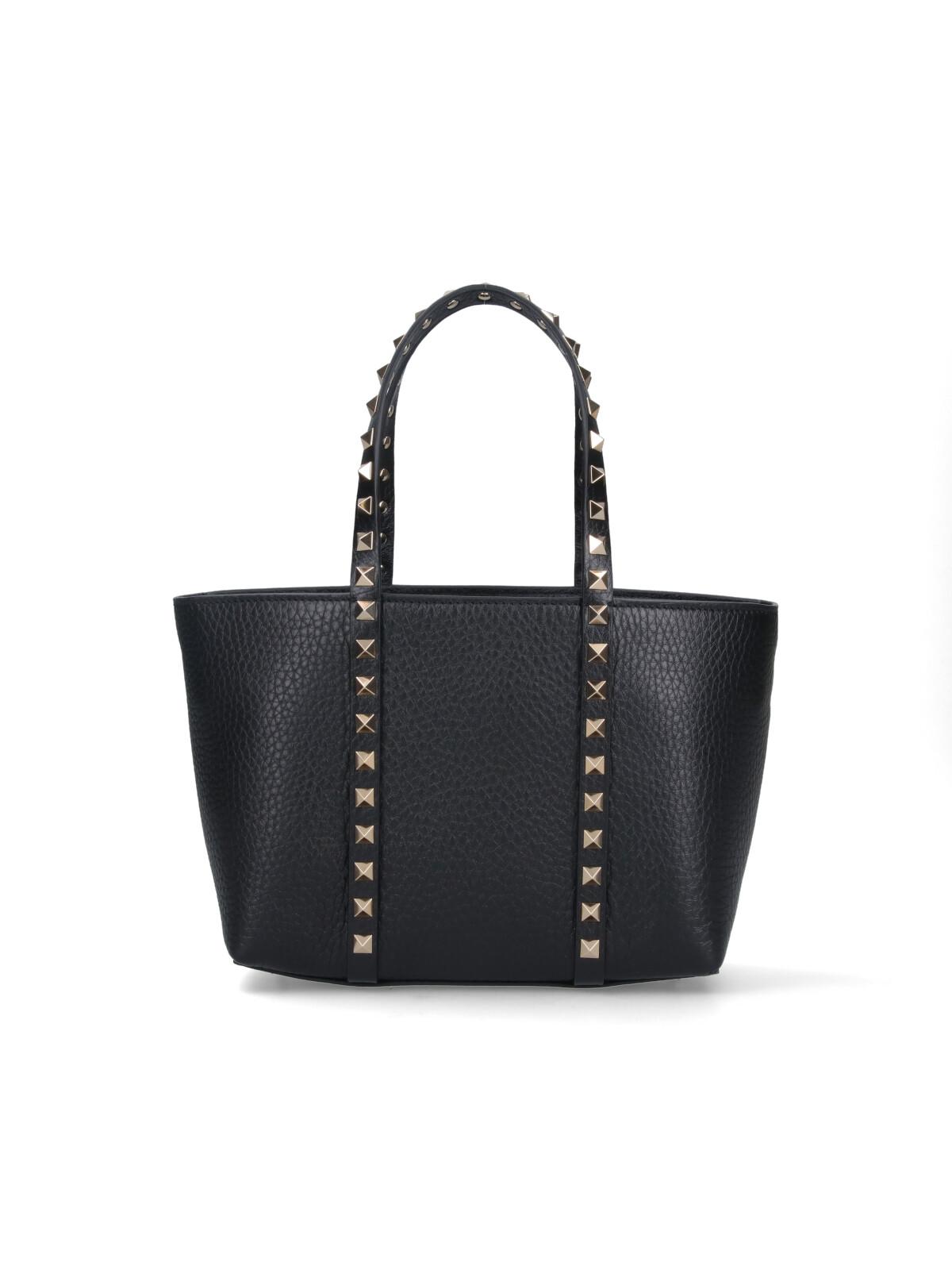 valentino garavani bags black calf leather - women