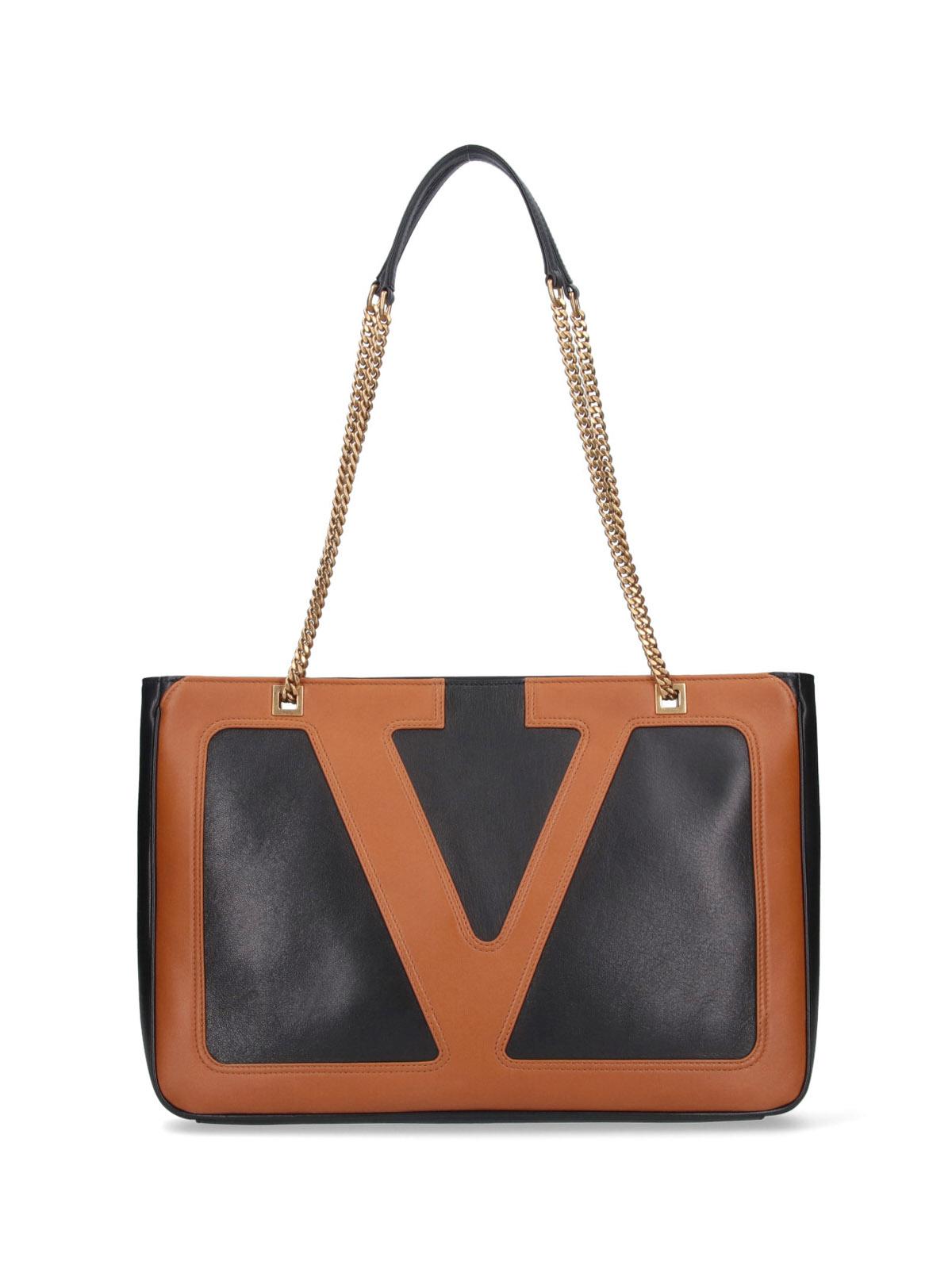 valentino garavani bags black lamb leather - women