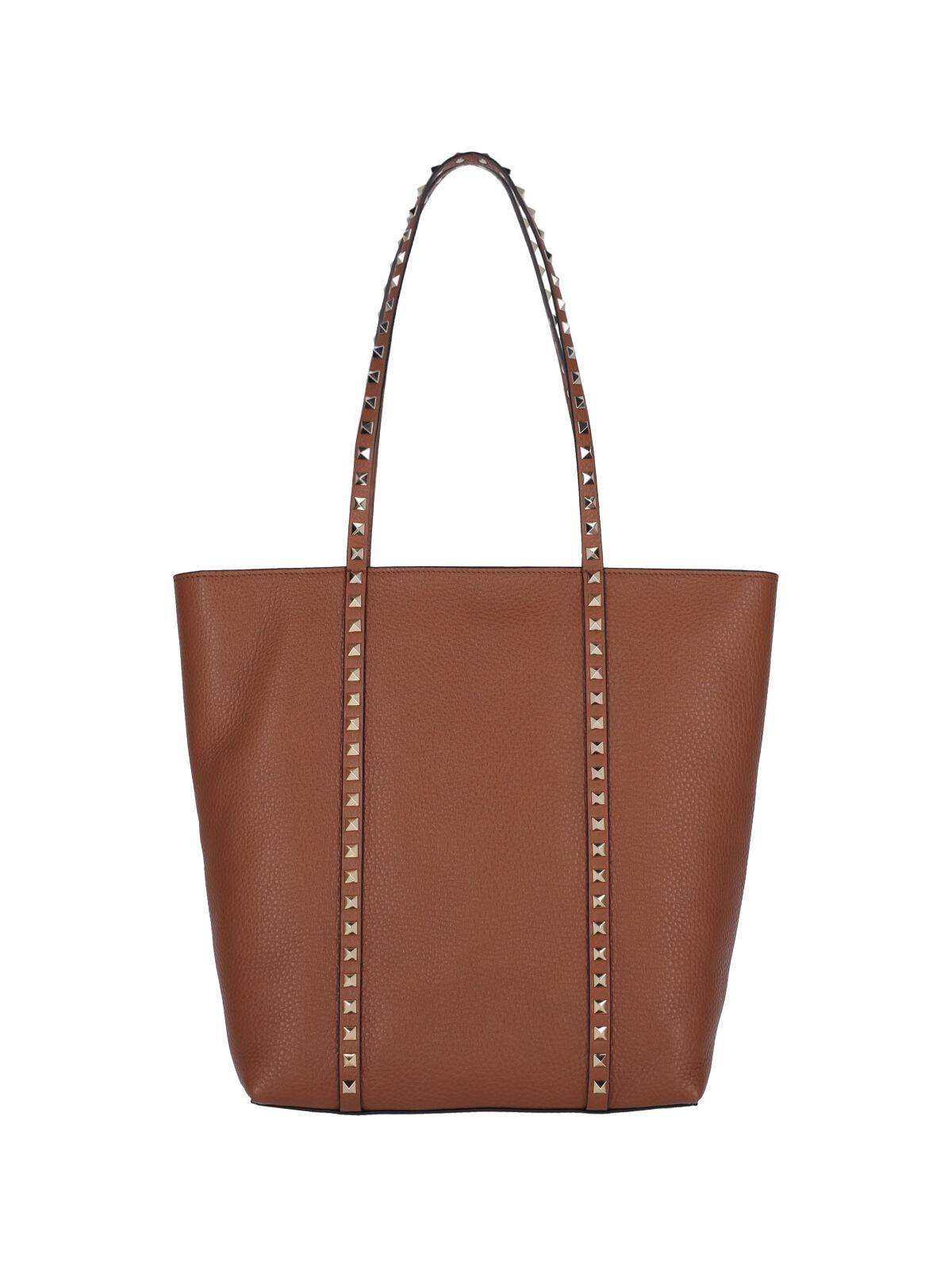 valentino garavani bags brown calf leather - women
