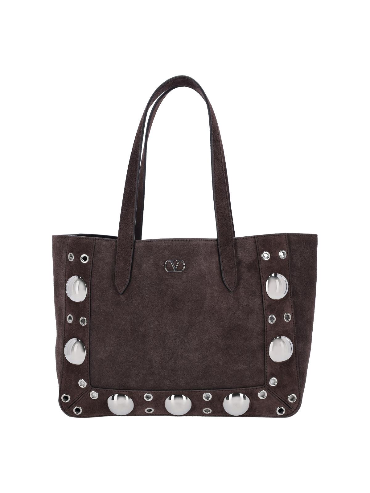 valentino garavani bags brown leather - women
