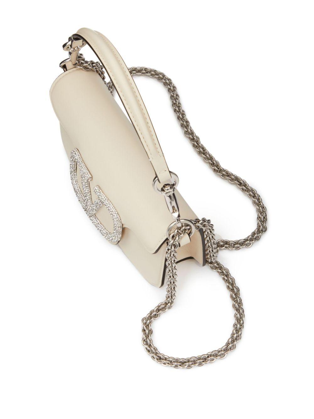 valentino garavani bags ivory calf leather - women