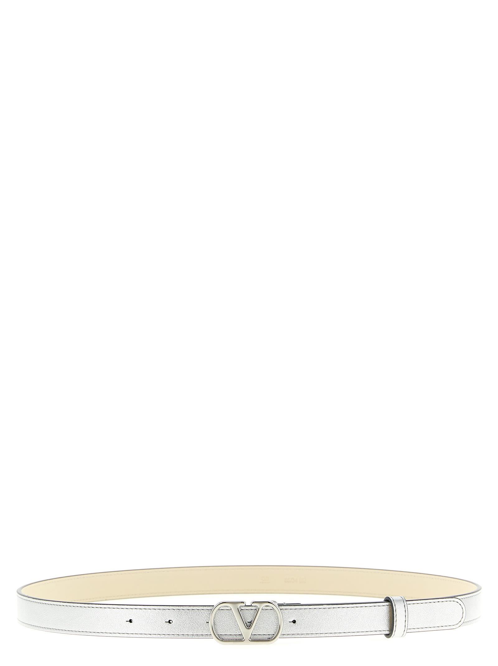 valentino garavani belt with vlogo buckle