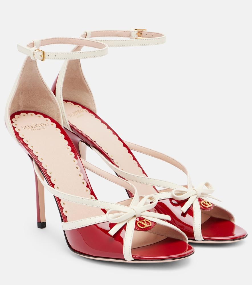 valentino garavani bepointy 100 patent leather sandals