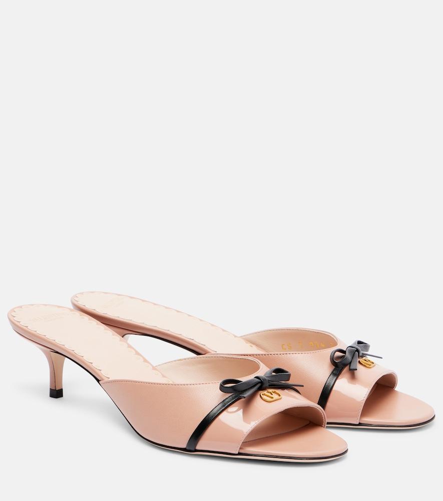 valentino garavani bepointy 45 leather mules