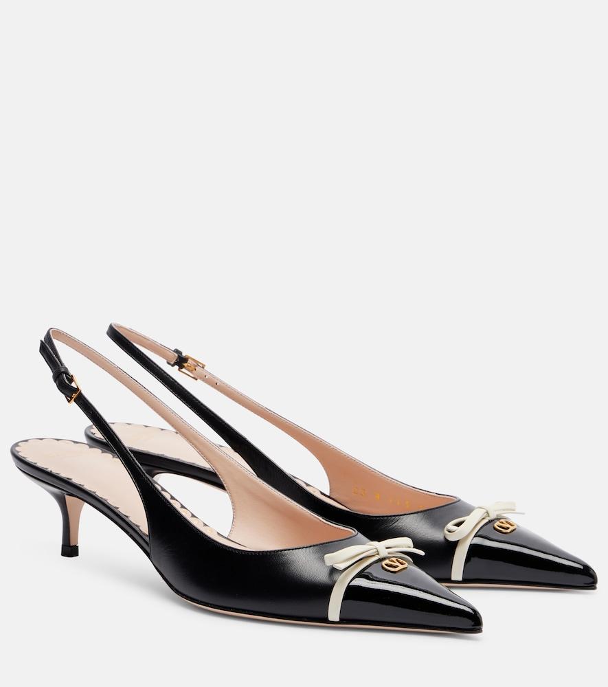 valentino garavani bepointy leather slingback pumps