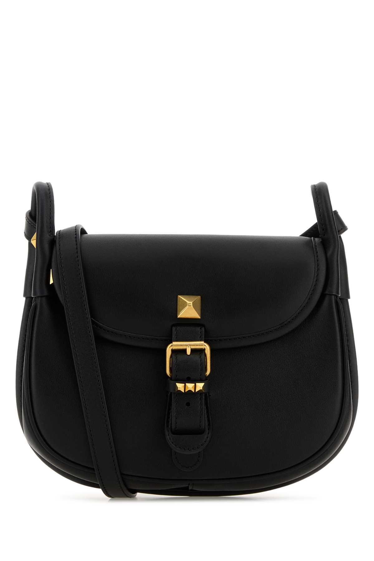 valentino garavani black leather flaneuse crossbody bag