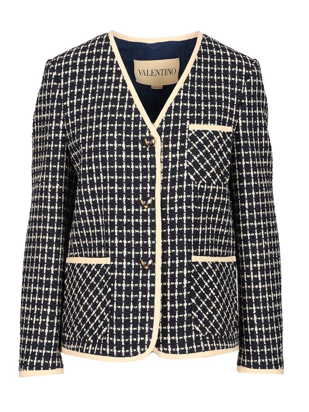valentino garavani bouclé jacket