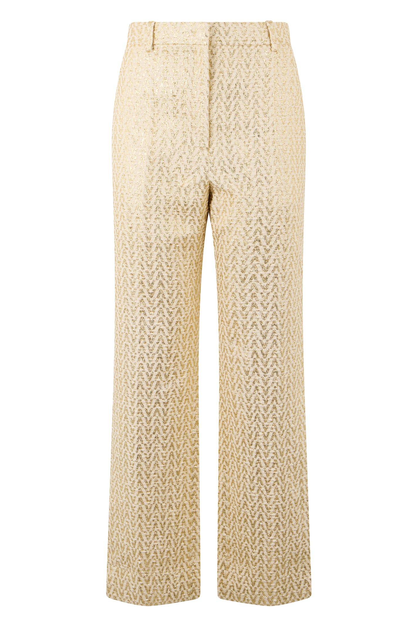 valentino garavani bouclé pants