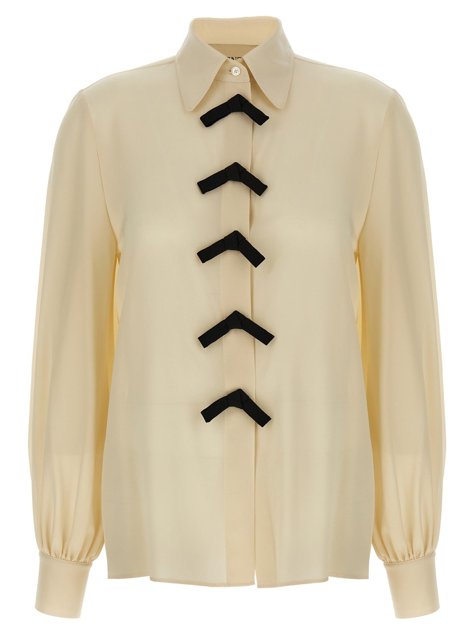 valentino garavani bow shirt