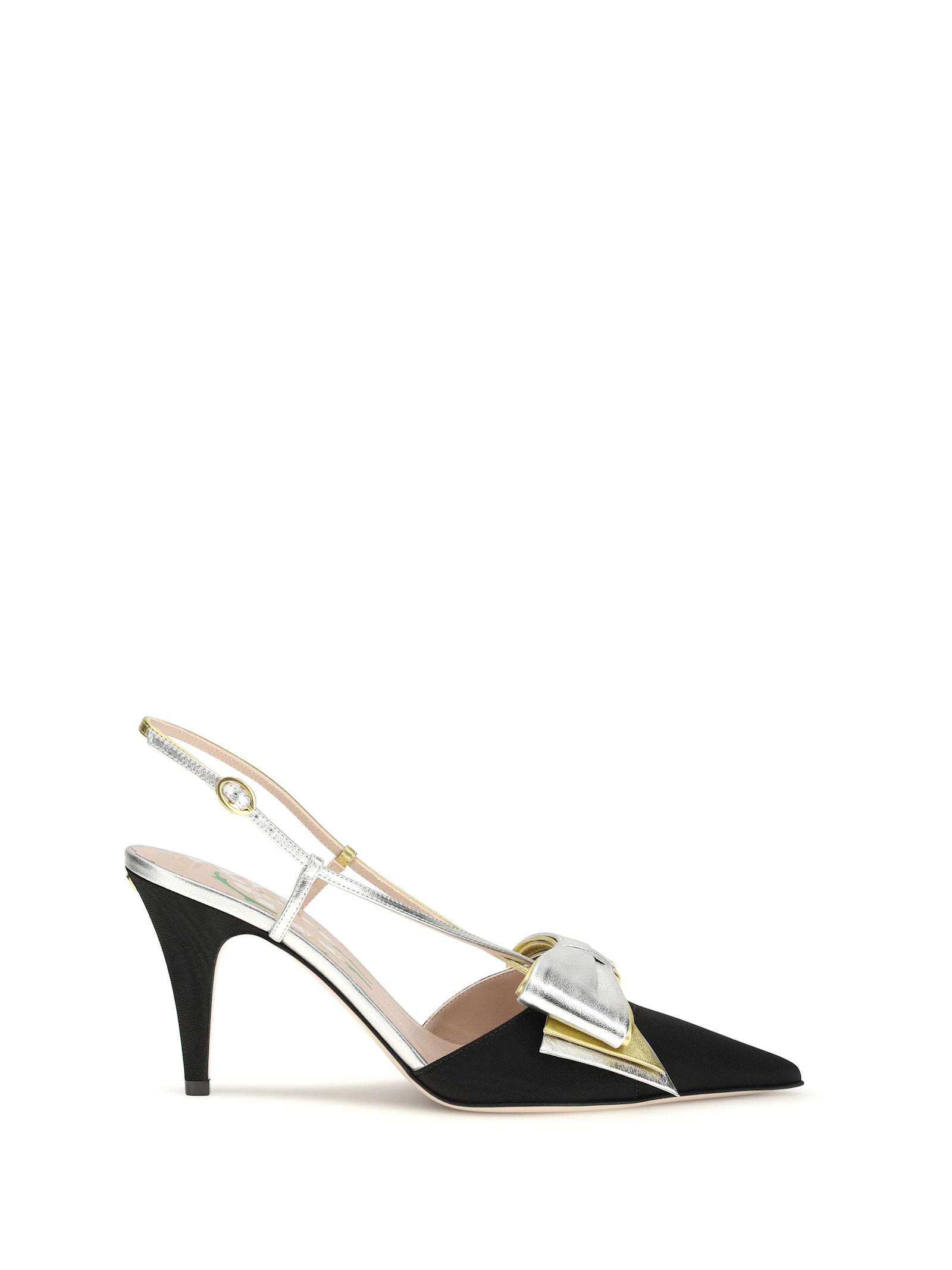 valentino garavani bowow slingback pumps