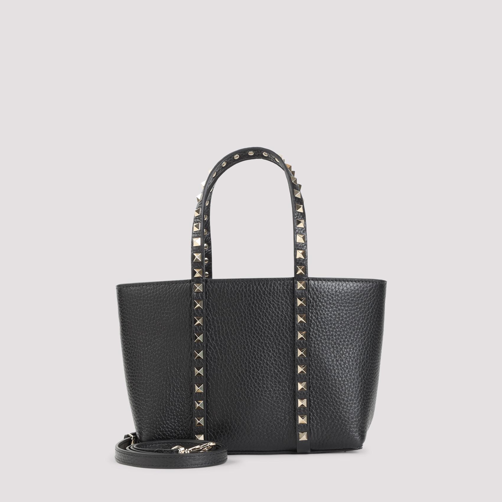 valentino garavani calf leather shoulder bag black - women