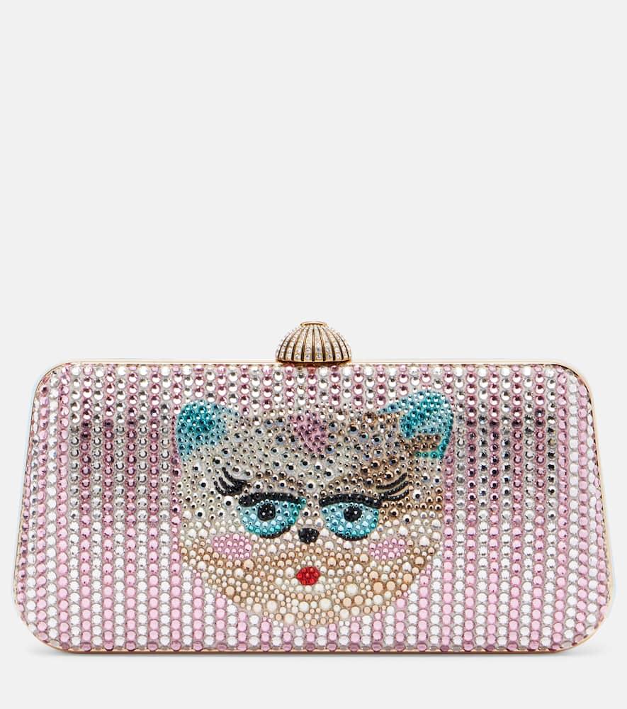valentino garavani carry secrets embellished clutch