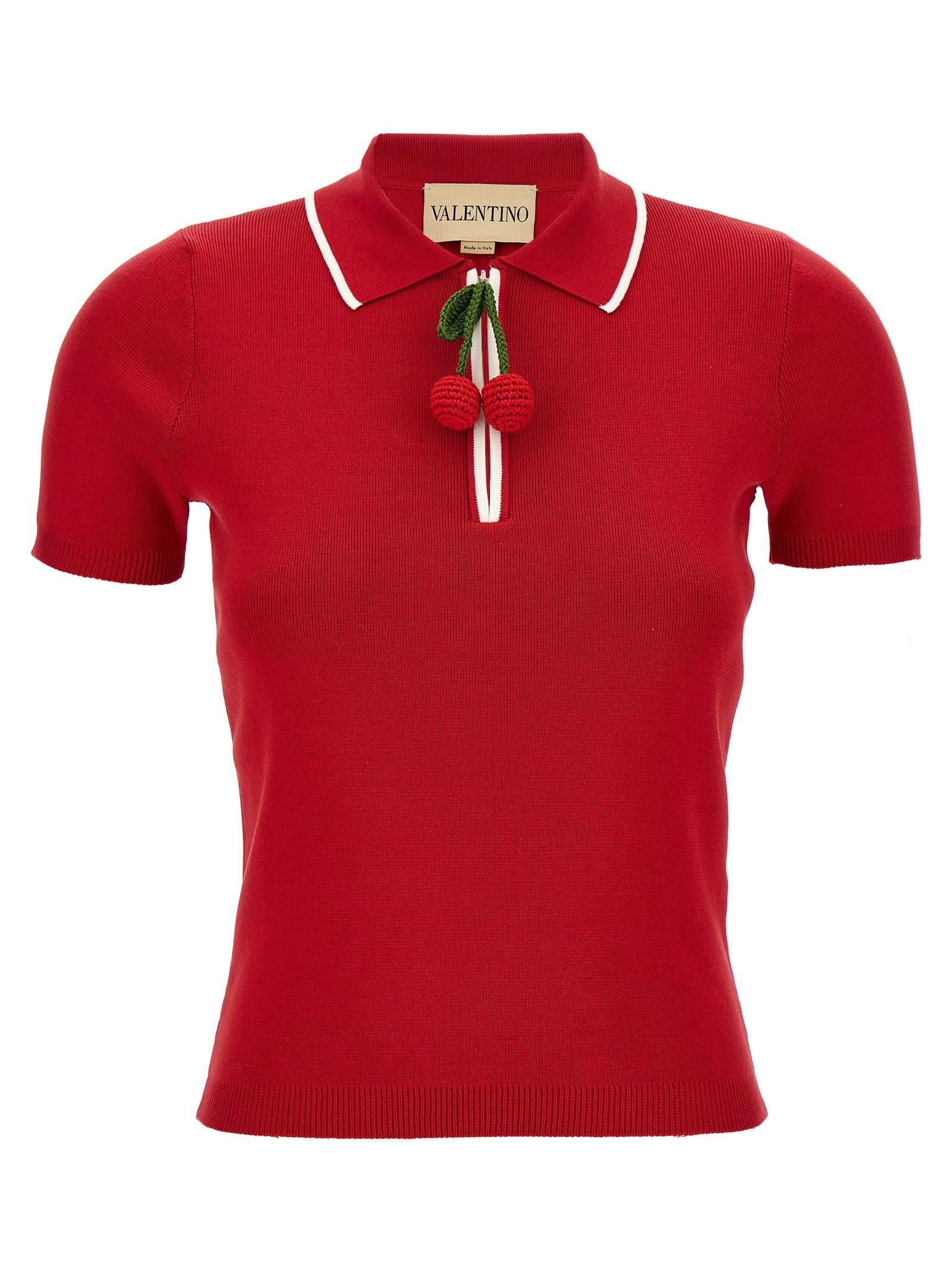 valentino garavani cherryfic top
