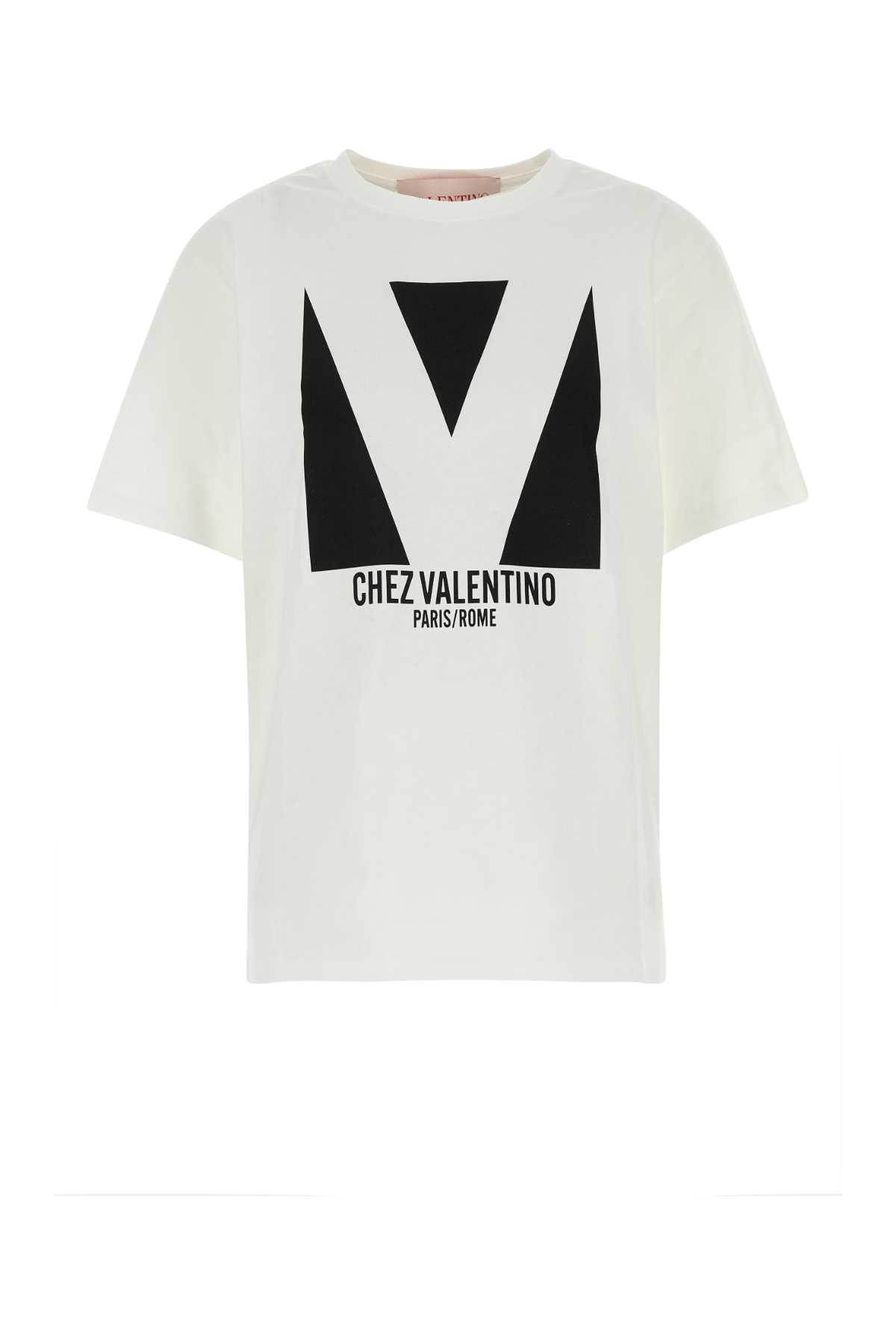valentino garavani chez -printed crewneck t-shirt