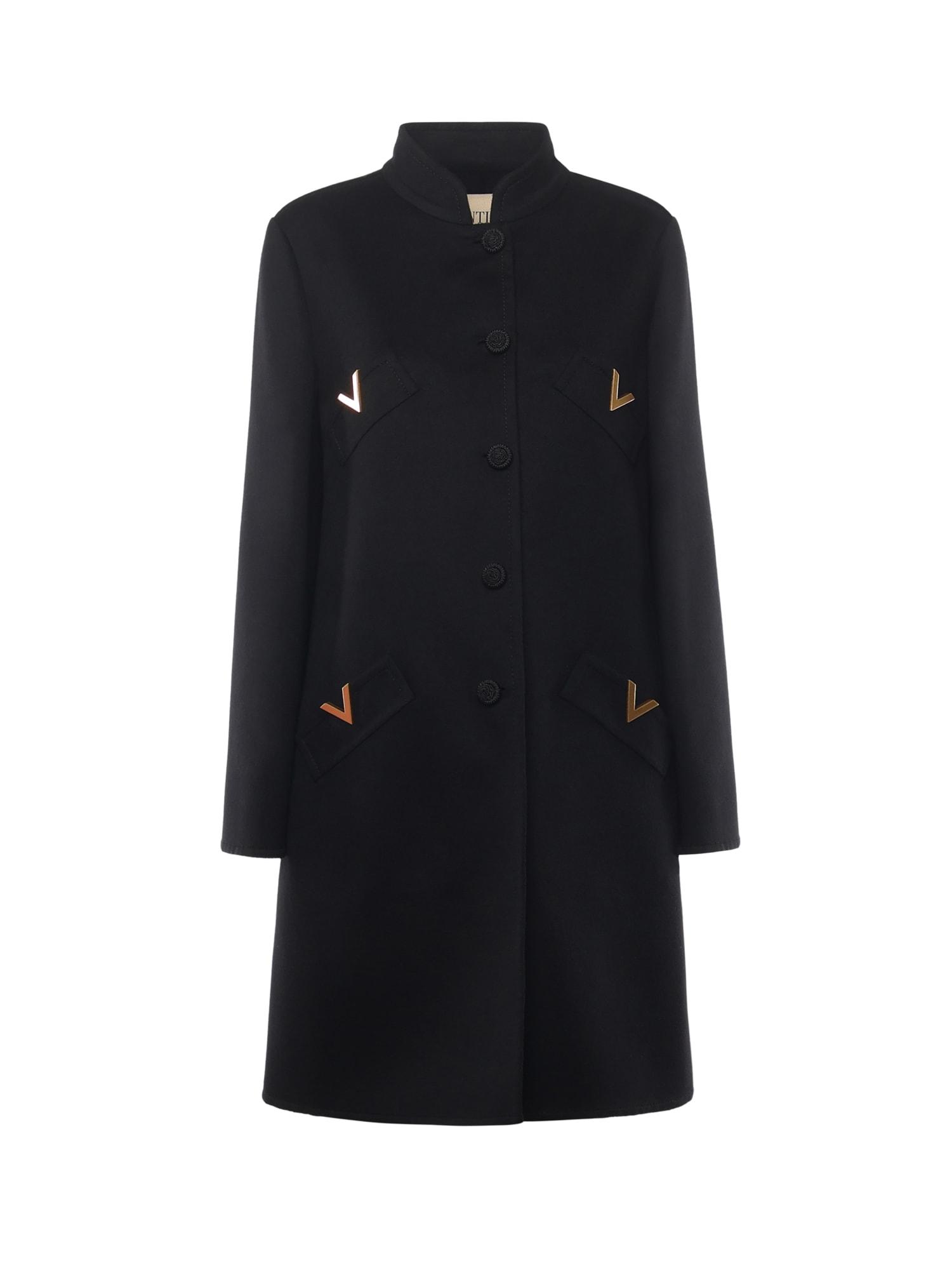 valentino garavani compact drap coat