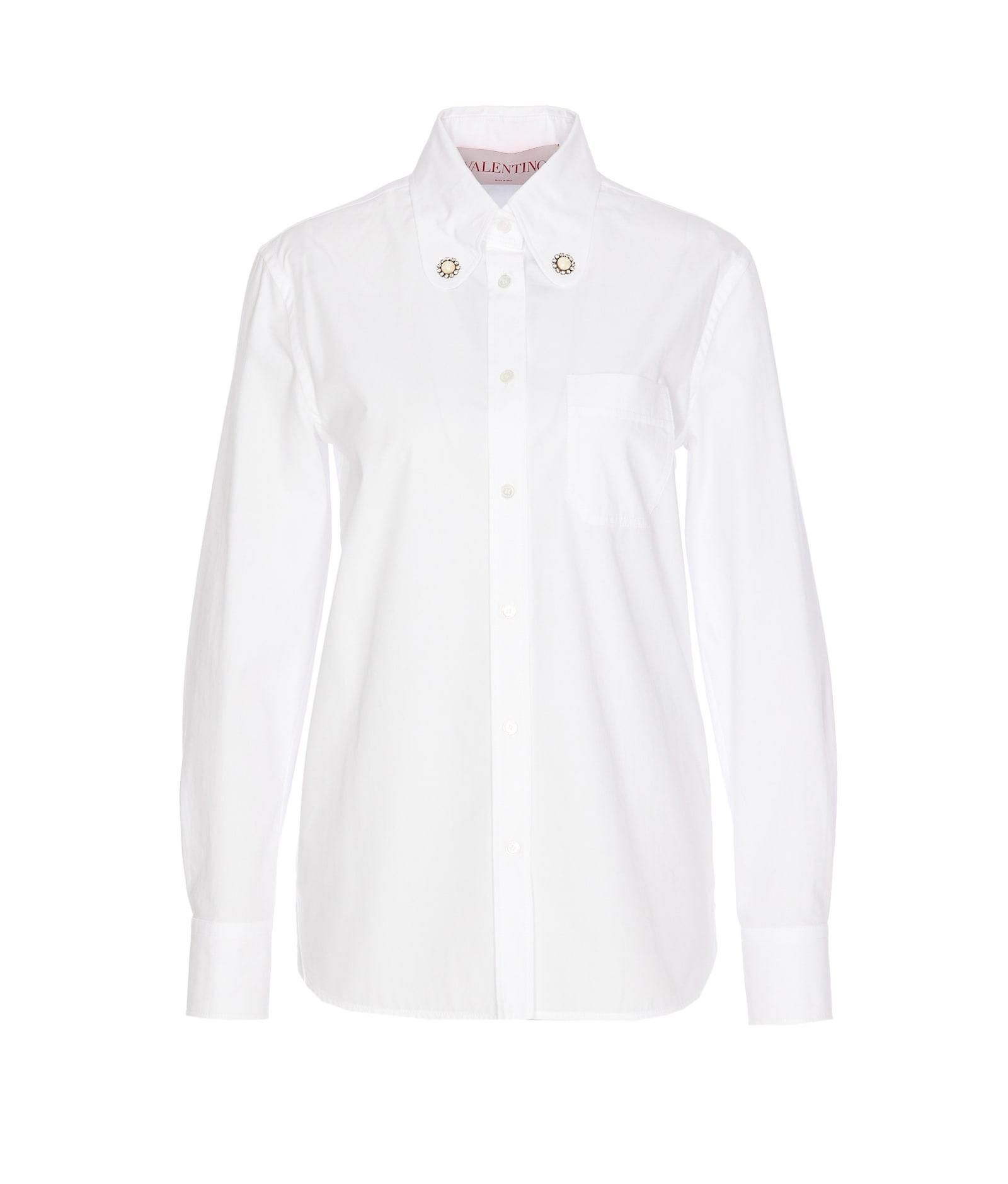 valentino garavani cotton popeline shirt
