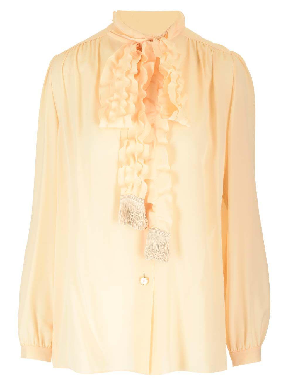 valentino garavani crepe de chine shirt