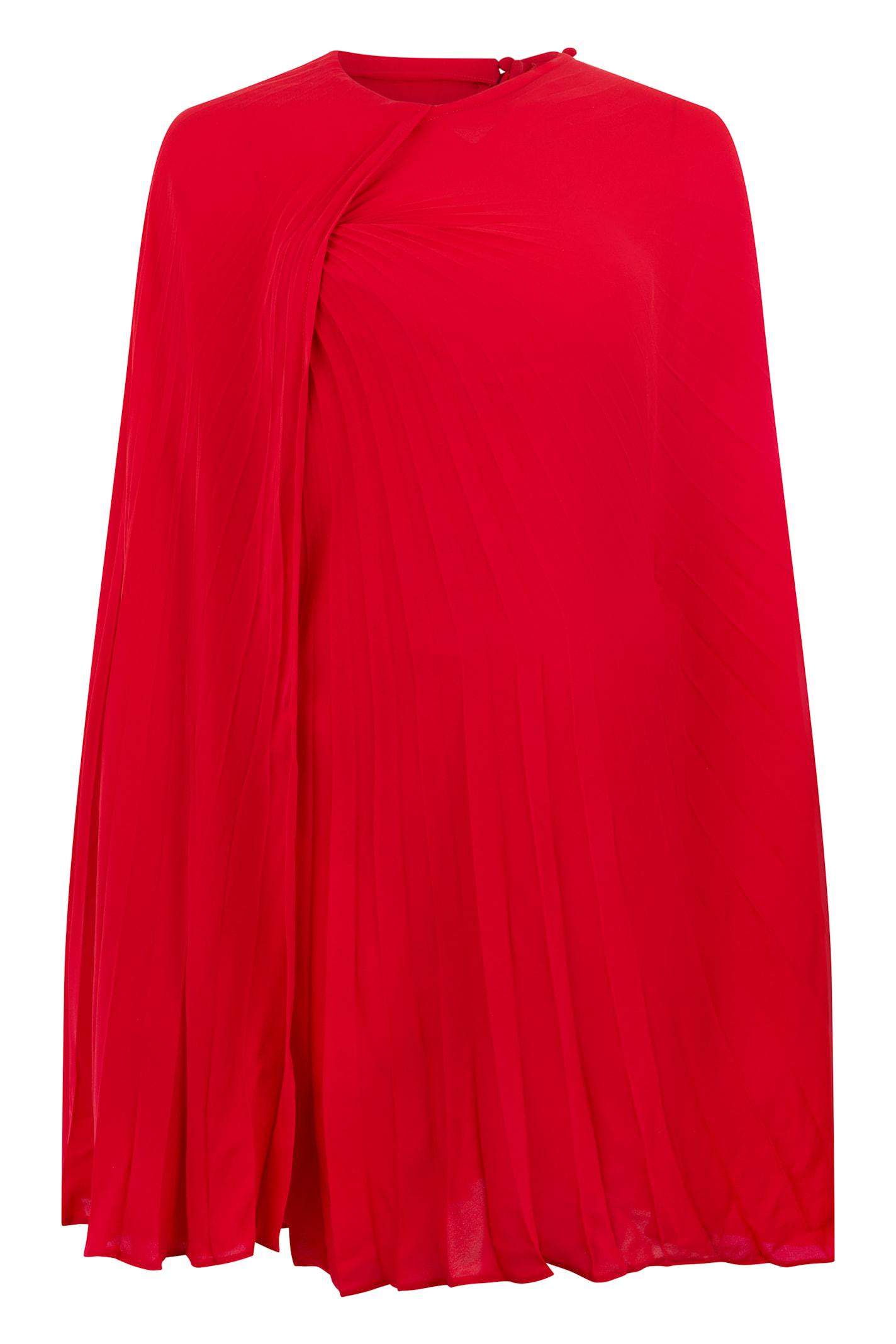 valentino garavani dressed in silk cloak