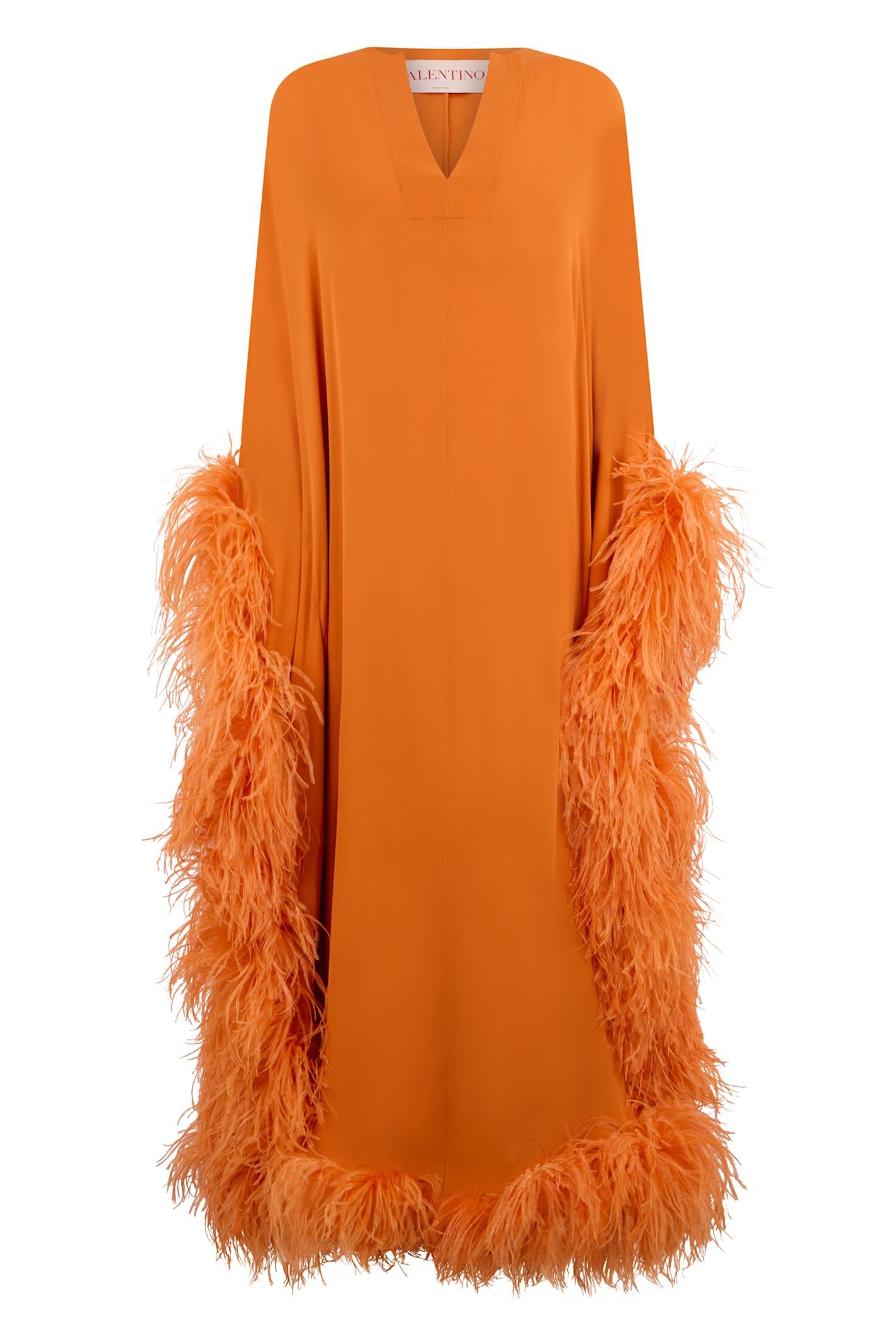 valentino garavani dresses with feathers