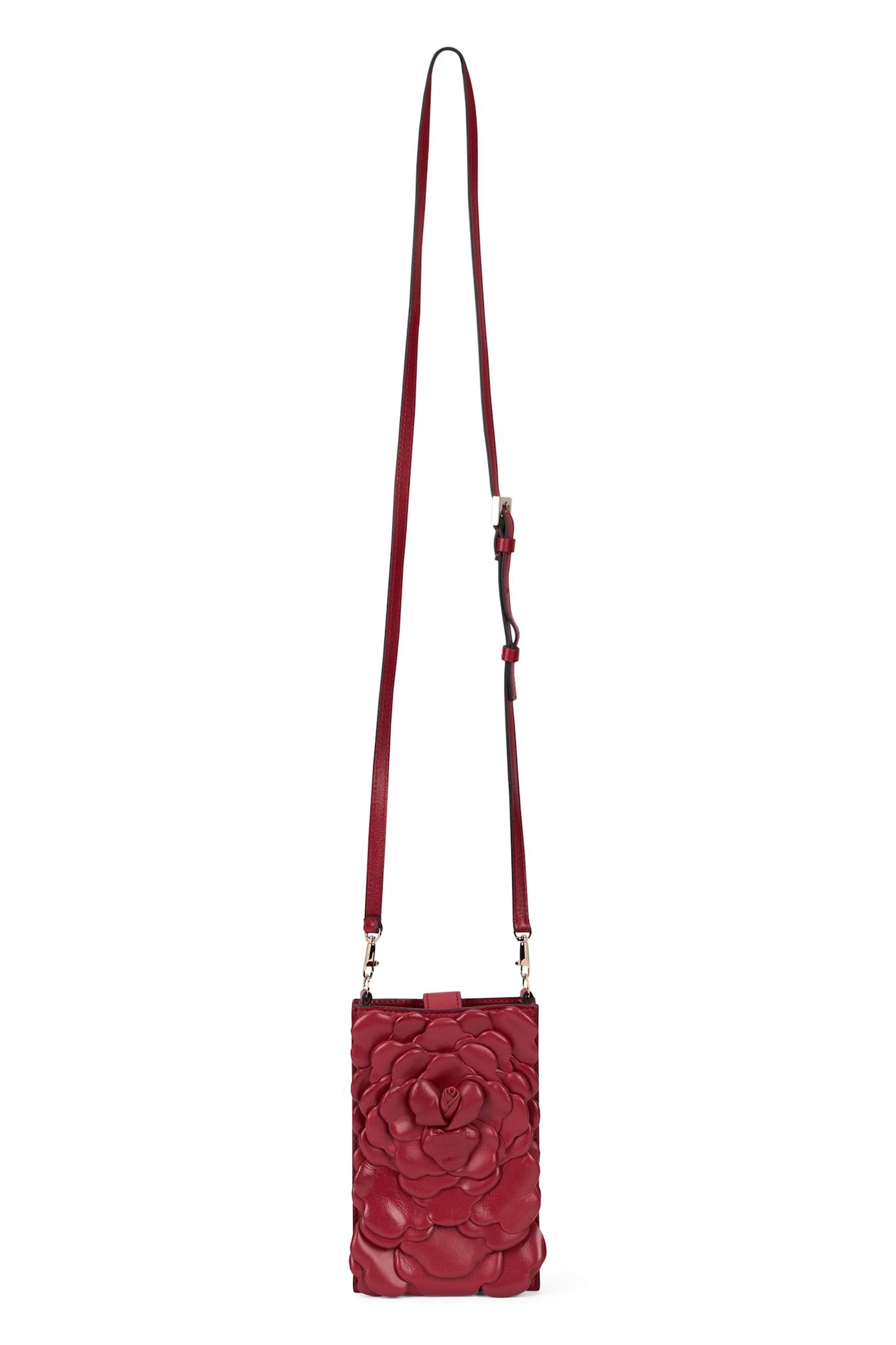 valentino garavani elegant and modern red shoulder bag