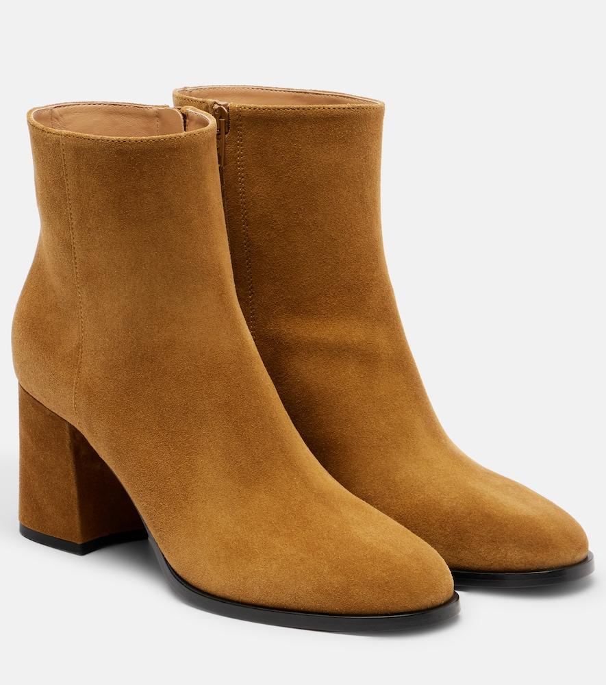 valentino garavani fawcette 75 suede ankle boots