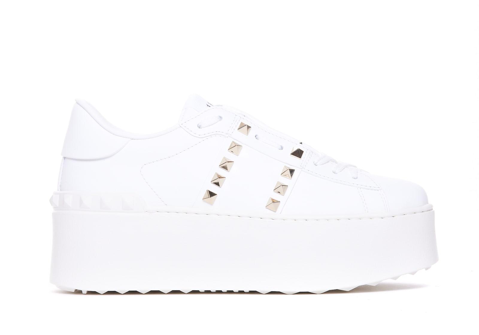 valentino garavani flatform rockstud untitled trainer sneakers