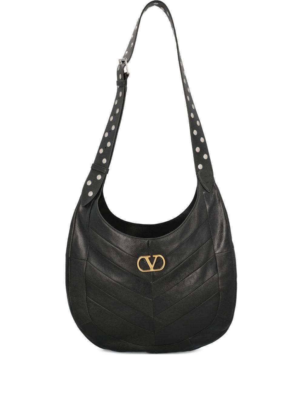 valentino garavani hoboho medium leather hobo bag