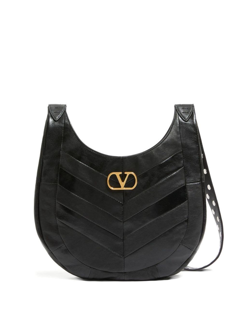valentino garavani hoboho small leather shoulder bag