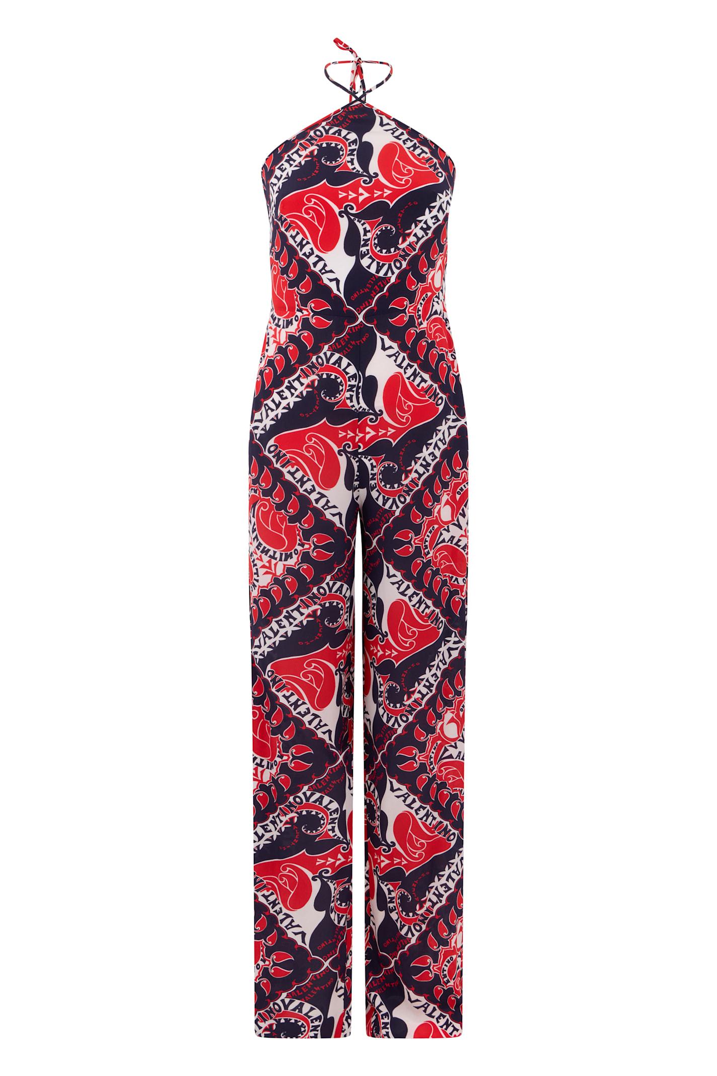 valentino garavani jumpsuit in silk