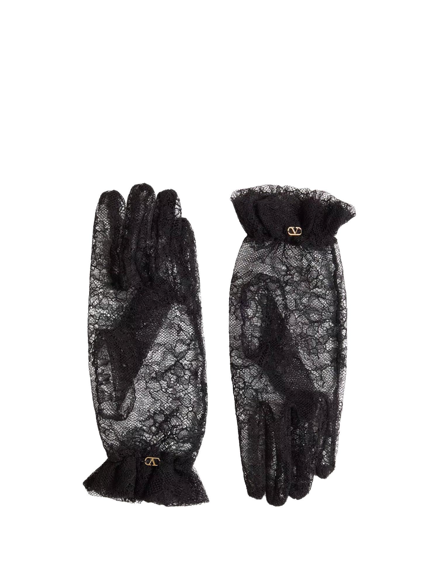 valentino garavani lace gloves