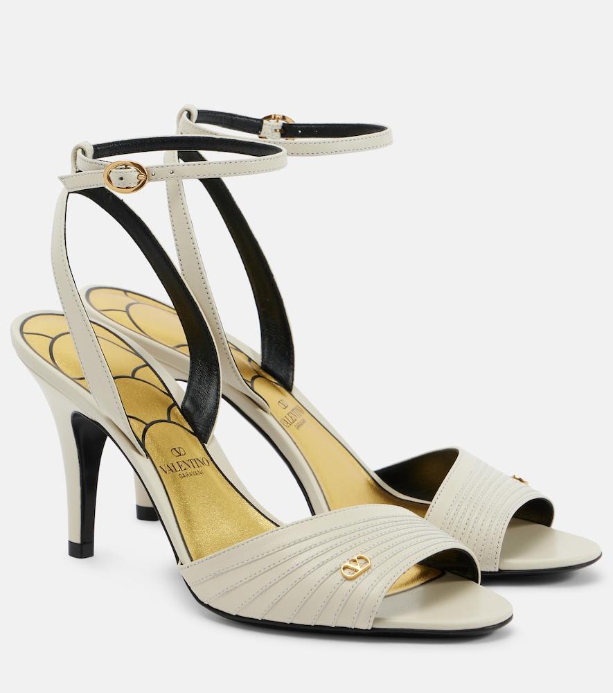 valentino garavani ladycrush 85 leather sandals