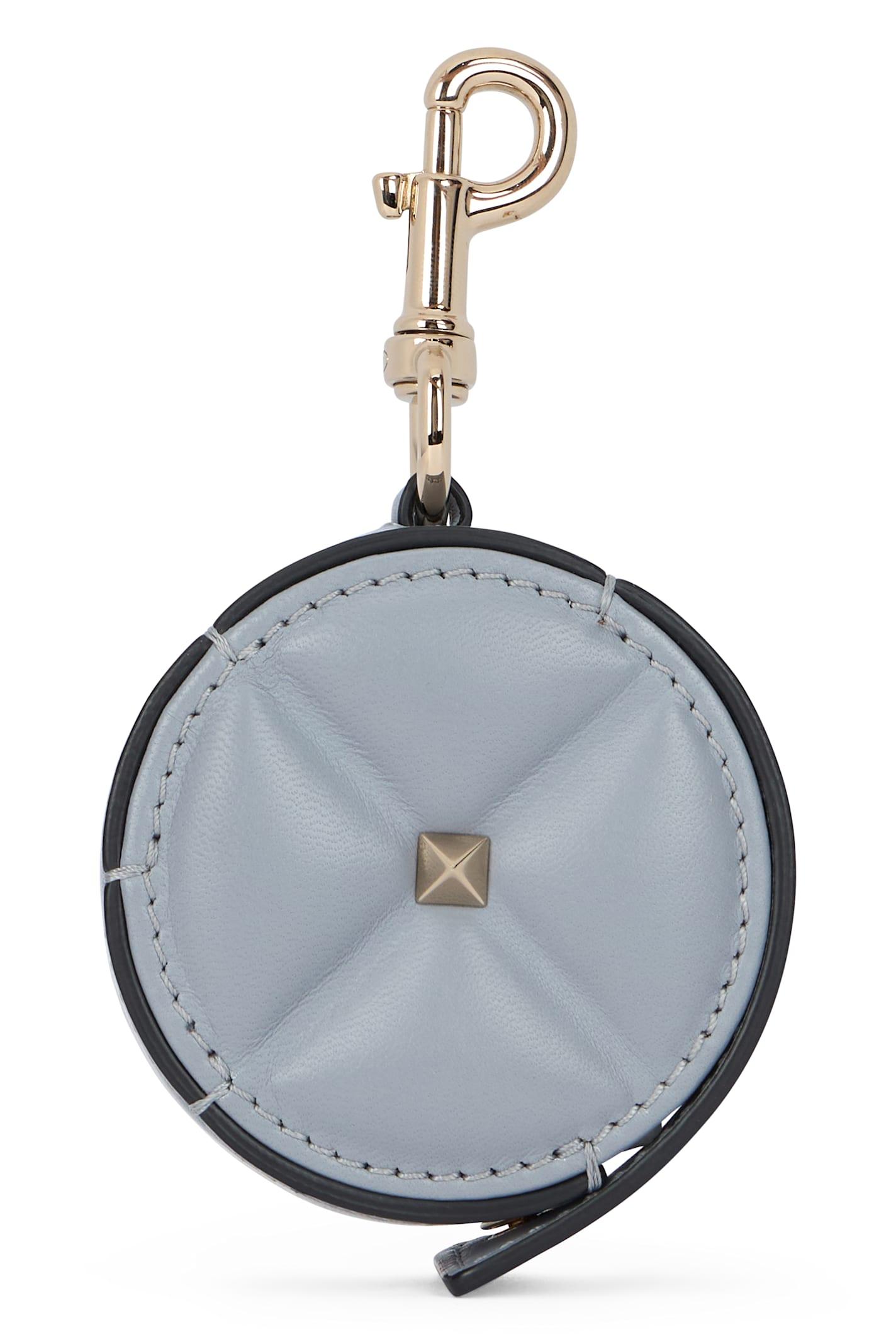 valentino garavani leather keyring