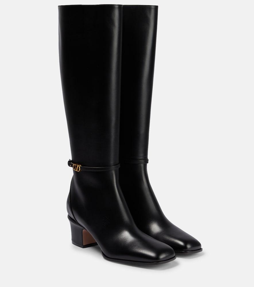 valentino garavani leather knee