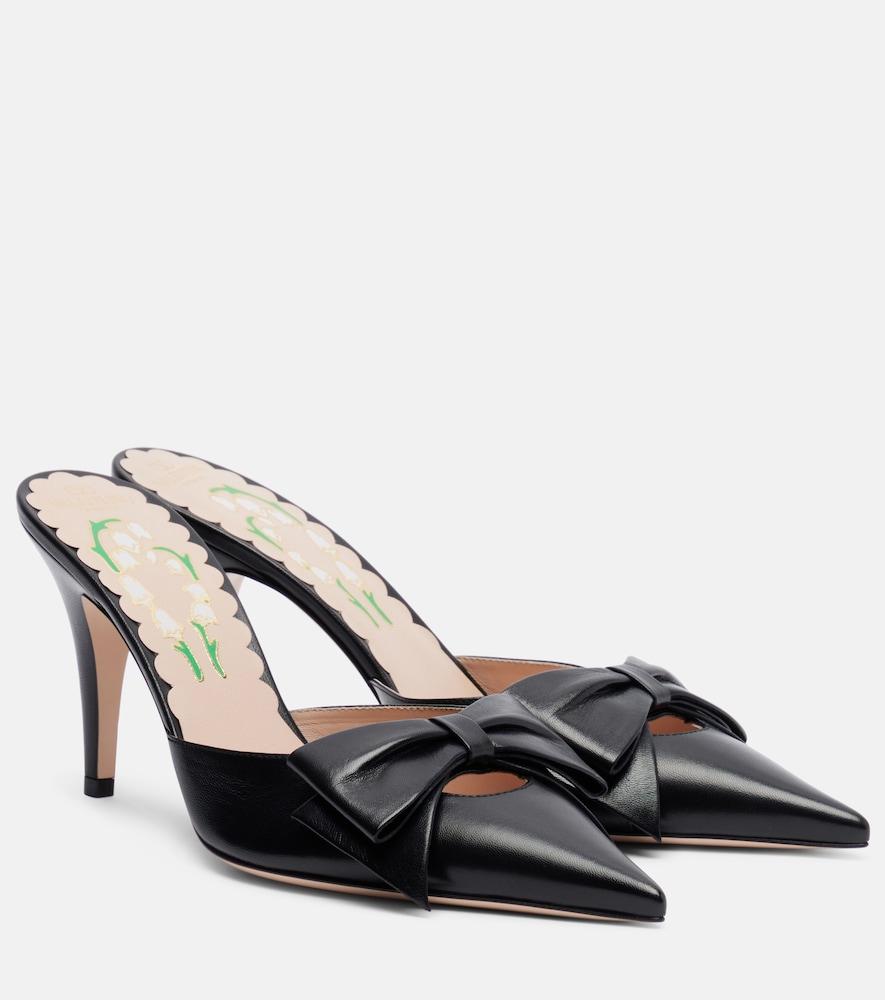valentino garavani leather mules