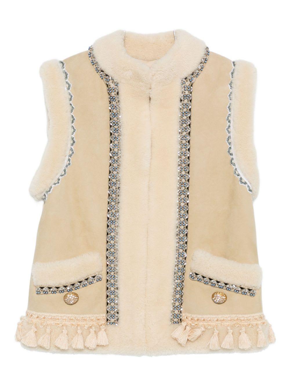 valentino garavani leather vest