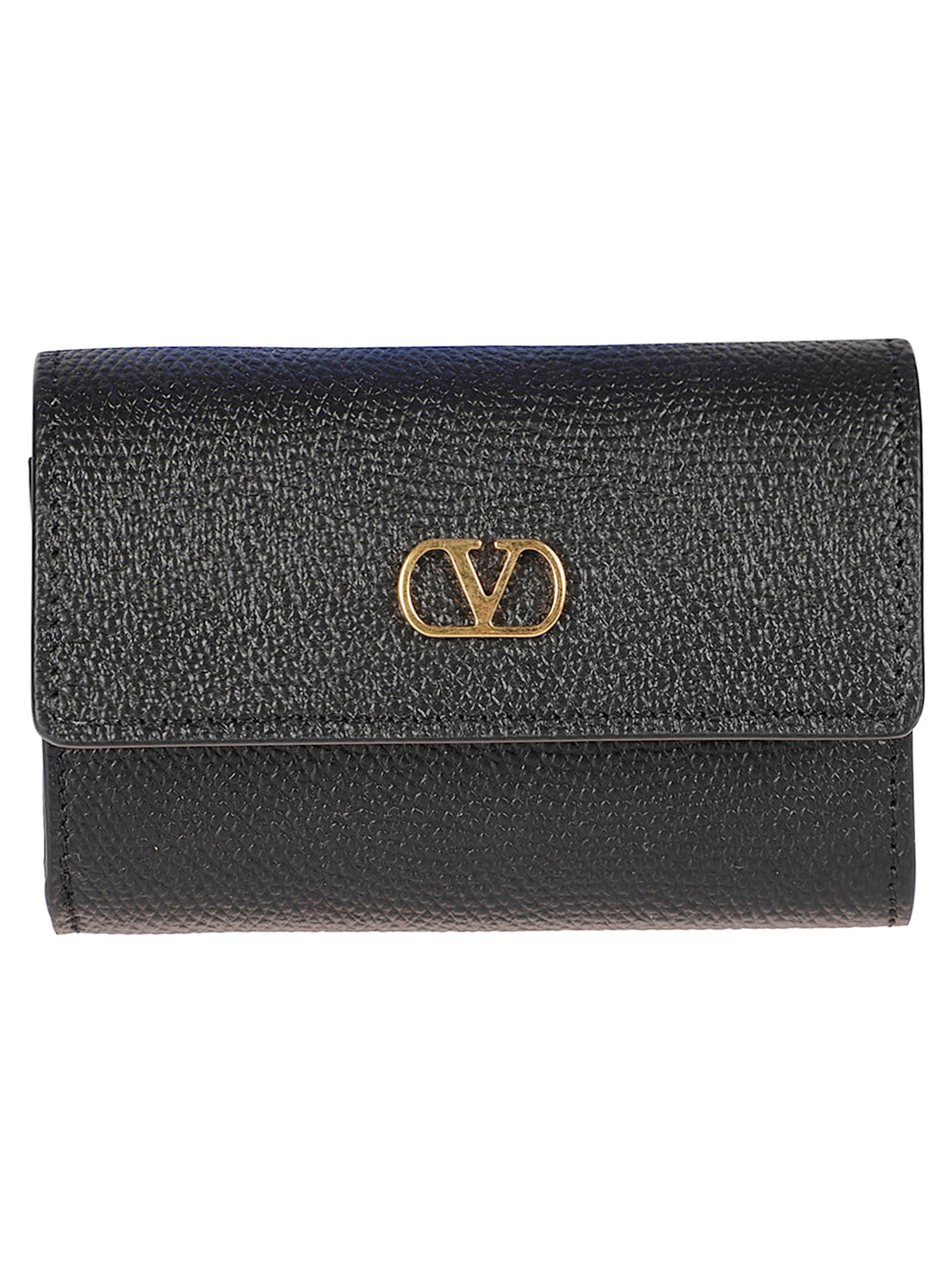 valentino garavani logo wallet