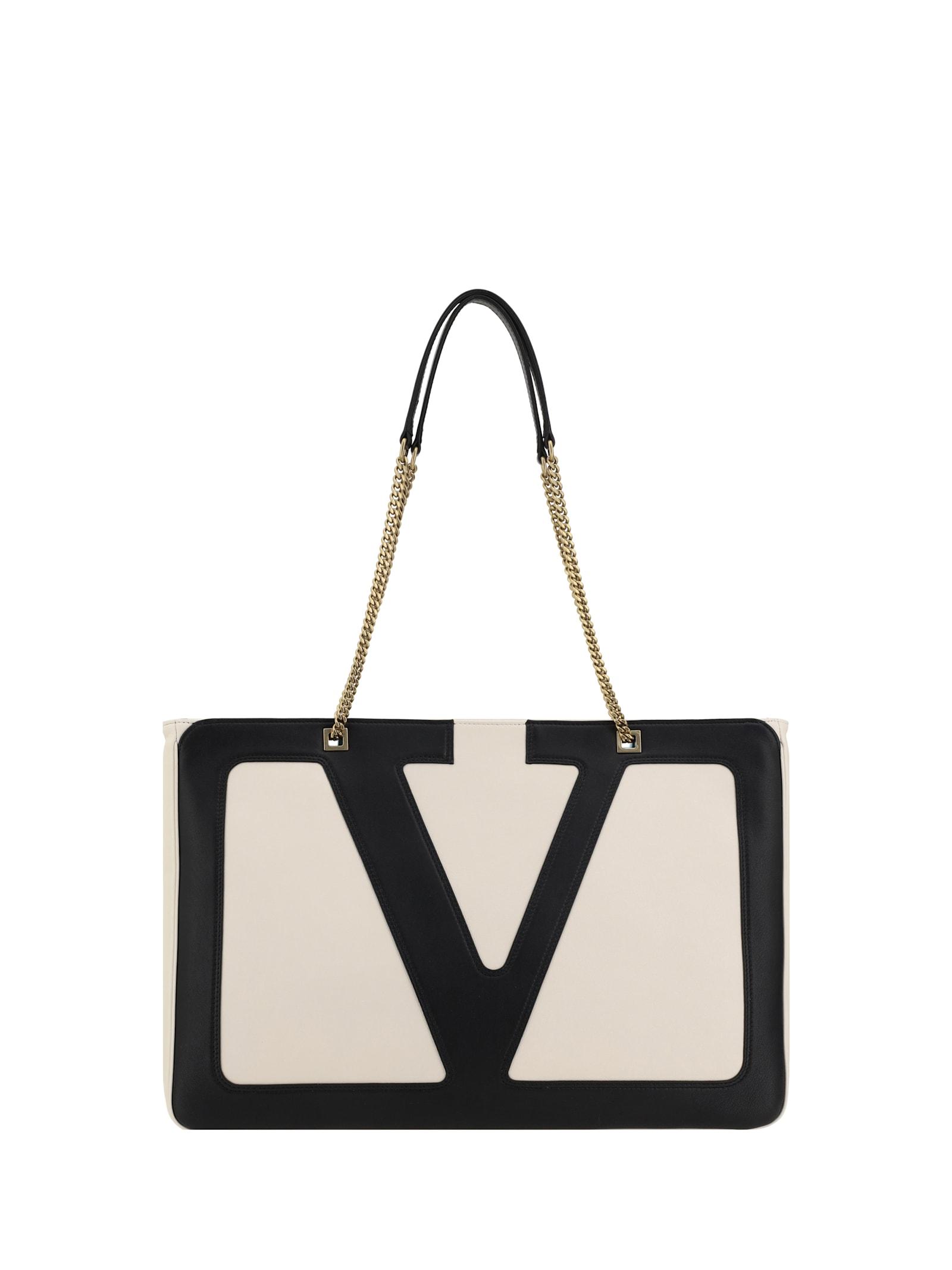 valentino garavani logoed shoulder bag