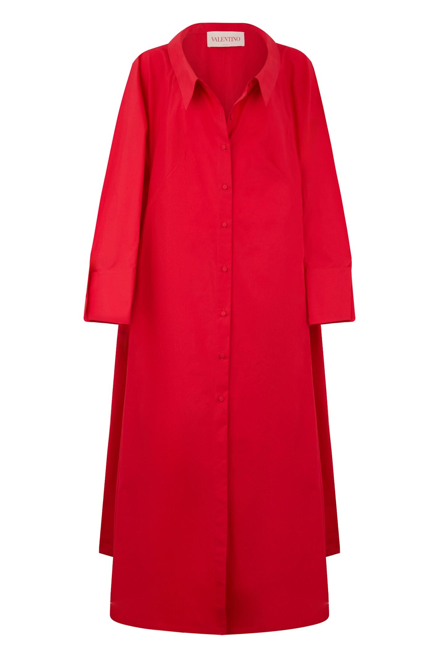 valentino garavani maxi cotton dress